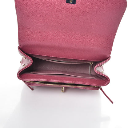 Chanel Caviar Quilted Small Business Affinity Flap Dark Pink 5 of 10