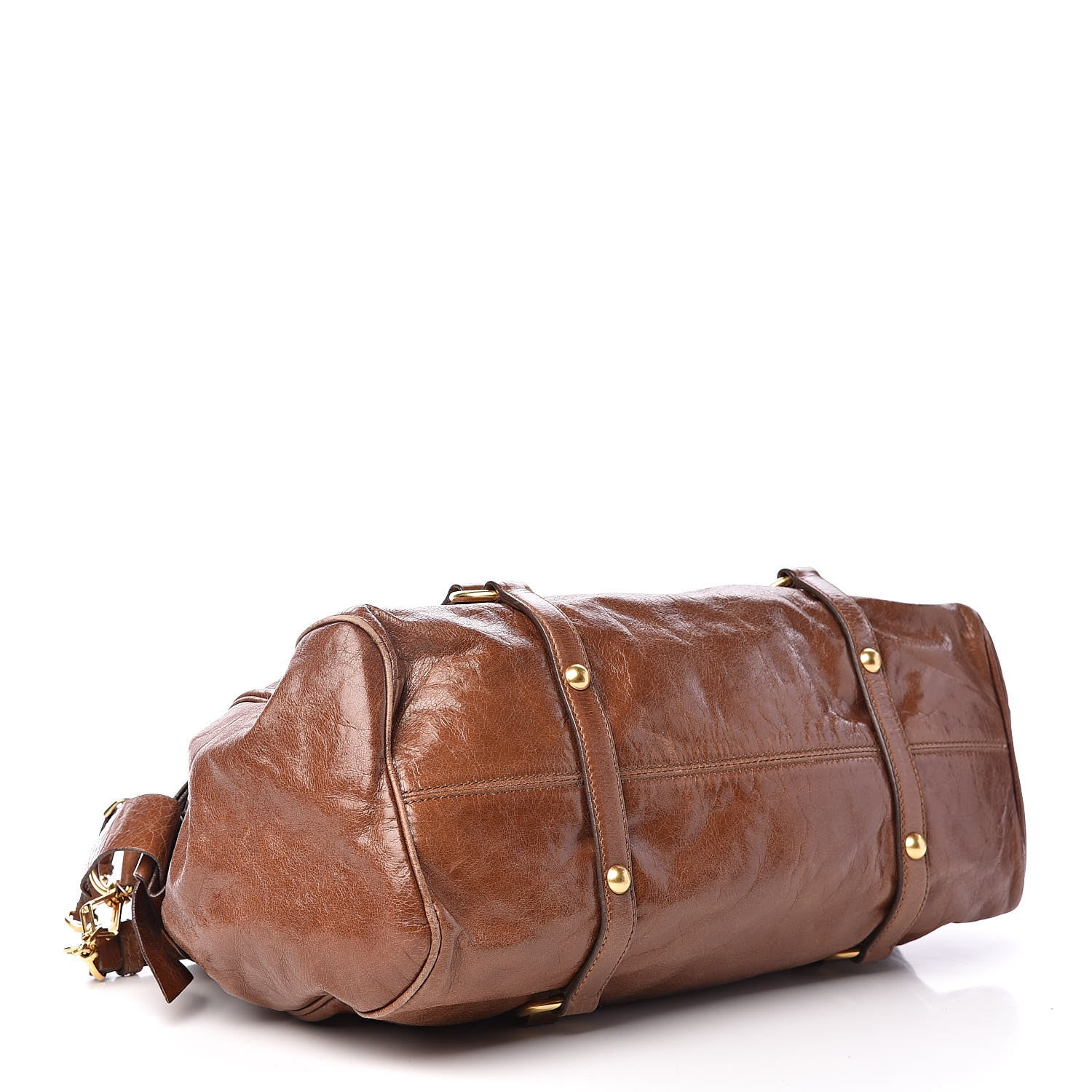 Miu Miu Vitello Lux Medium Bow Bag Palissandro 4 of 14