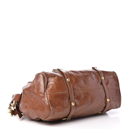 Miu Miu Vitello Lux Medium Bow Bag Palissandro 4 of 14