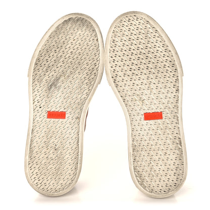 Hermes Calfskin Deep Sneakers 36 Multicolor White Gold 6 of 10