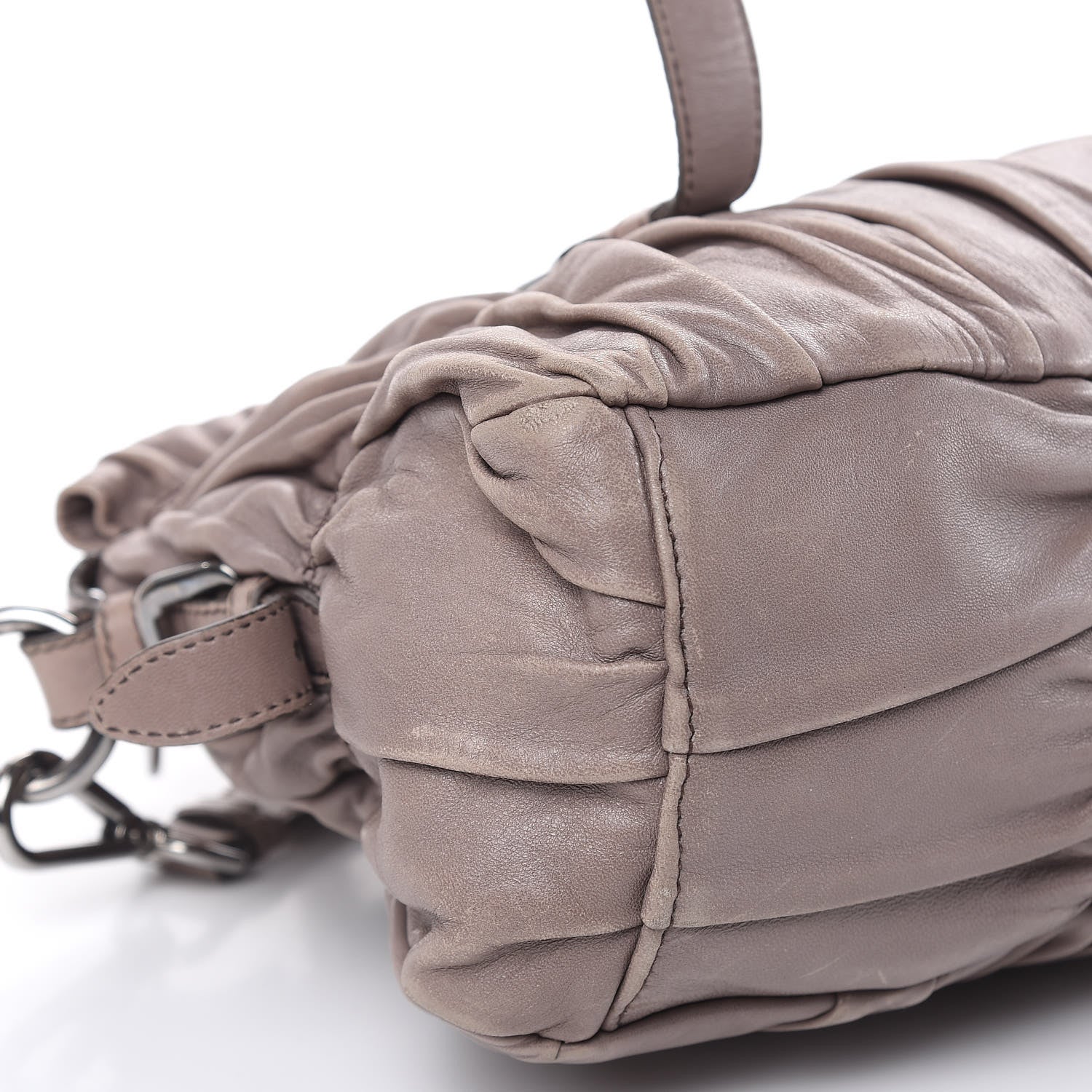 Prada Nappa Gaufre Shopping Satchel Bambu 8 of 18
