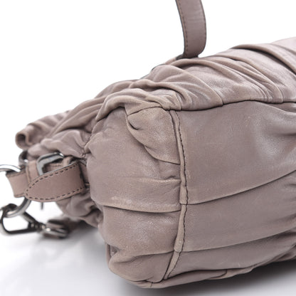 Prada Nappa Gaufre Shopping Satchel Bambu 8 of 18