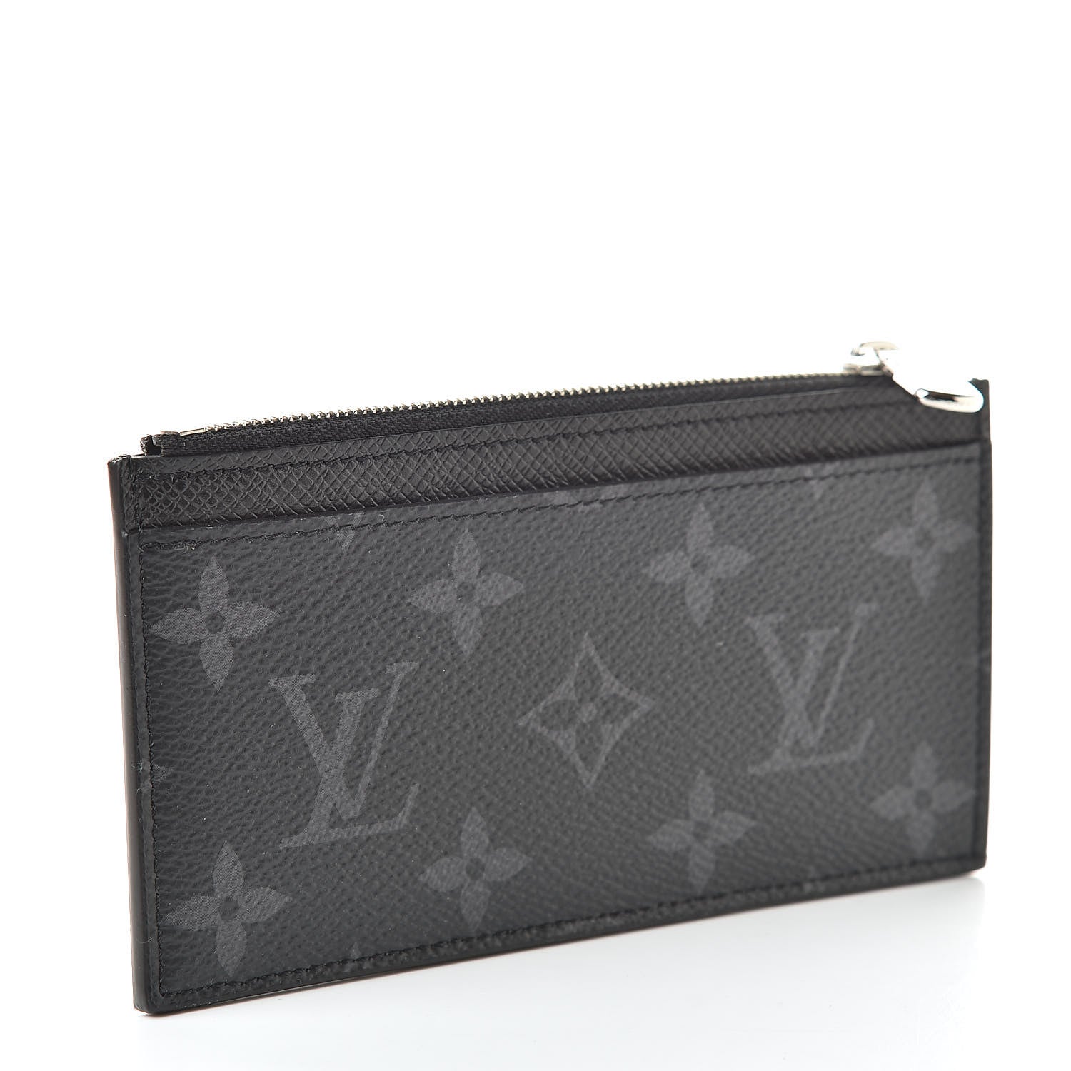 Louis Vuitton Monogram Eclipse Taiga Coin Card Holder 3 of 7