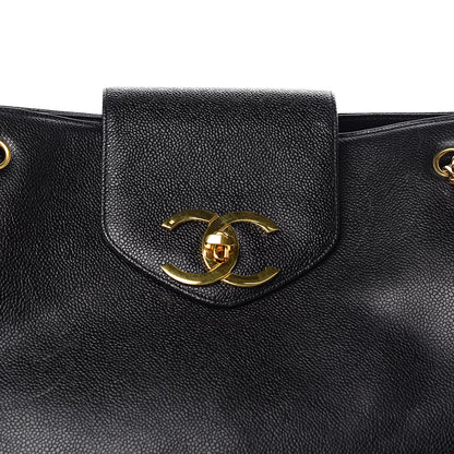 Chanel Caviar XL Weekender Bag Black 16 of 16