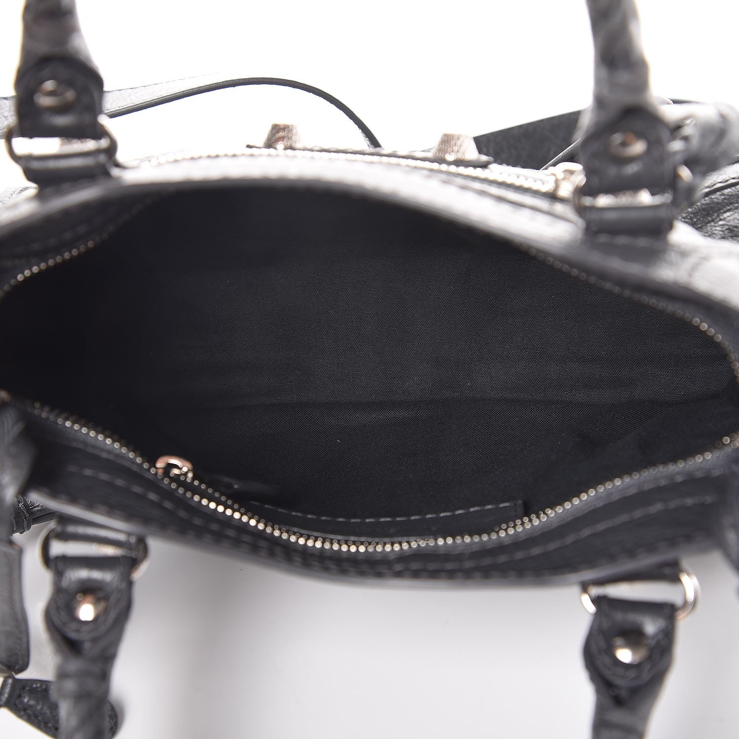 Balenciaga Agneau Giant 12 Silver Hardware Mini City Gris Fossile 6 of 8