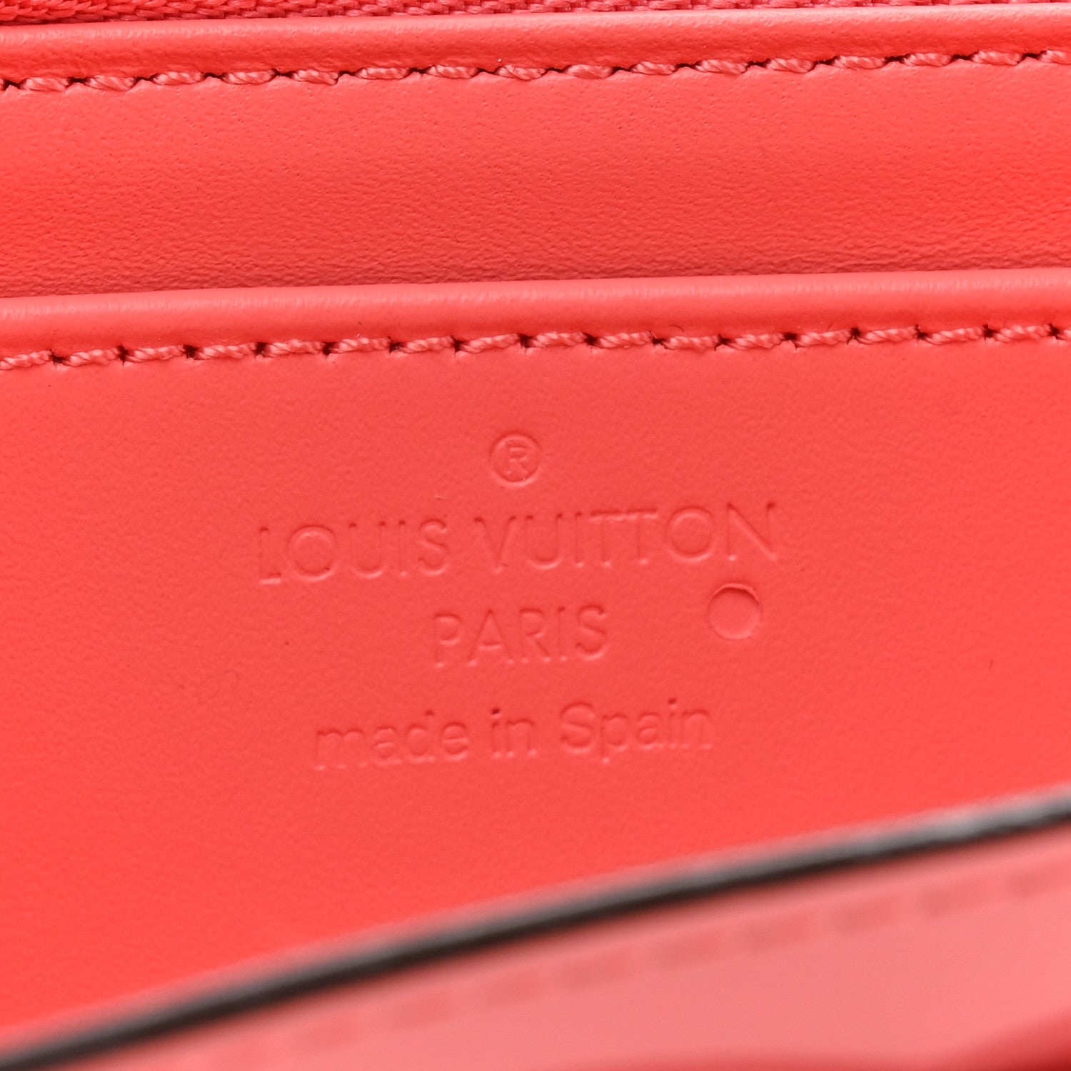 Louis Vuitton Patent Louise Wallet Rose Litchi 7 of 8