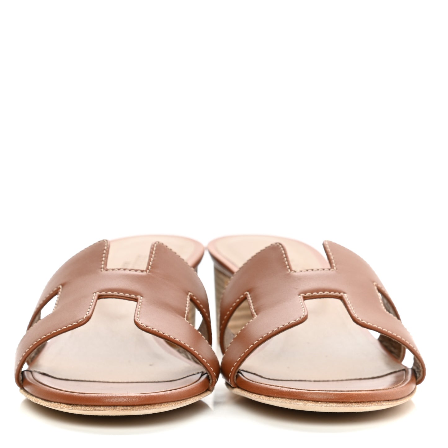 Calfskin Oasis Sandals 35 Gold