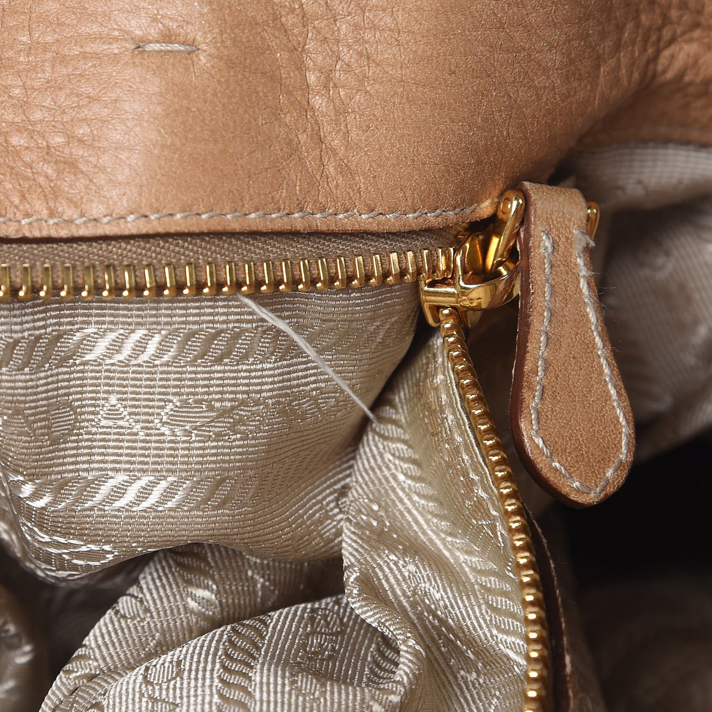 Cervo Deerskin Shopping Satchel Naturale