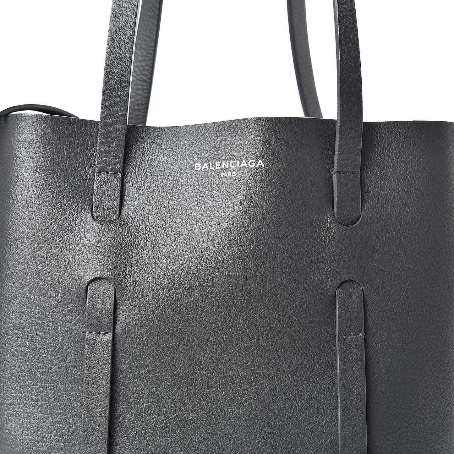 Calfskin XS Everyday Tote Grey Black