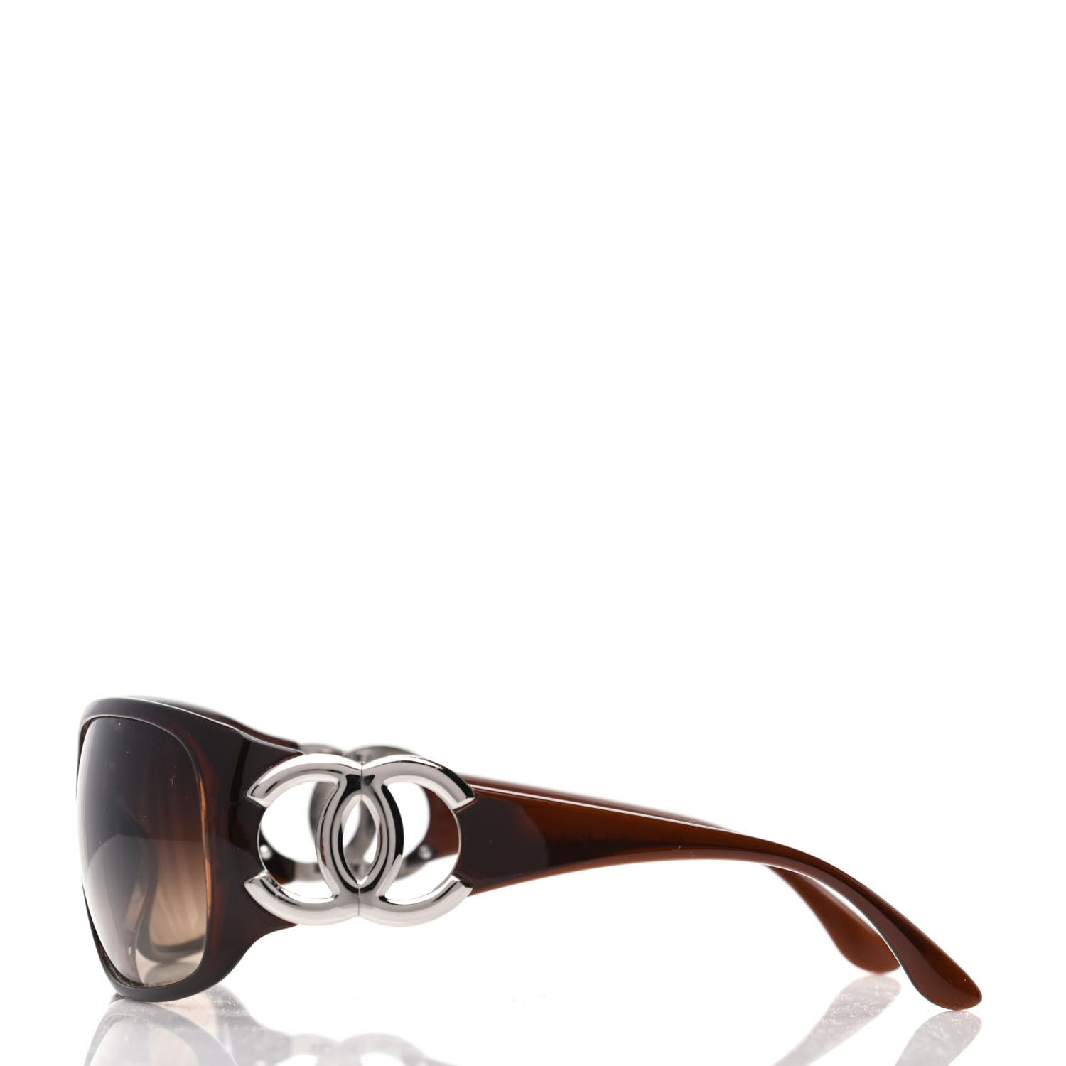 Chanel Acetate CC Sunglasses 6014 Brown 3 of 6