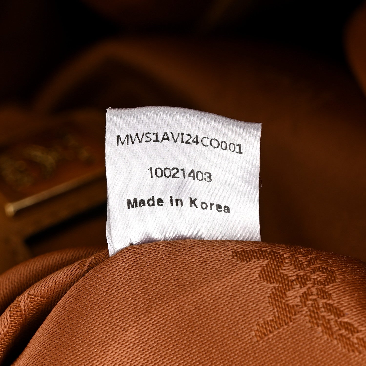 MCM Visetos Medium Drawstring Shopper Cognac 7 of 13