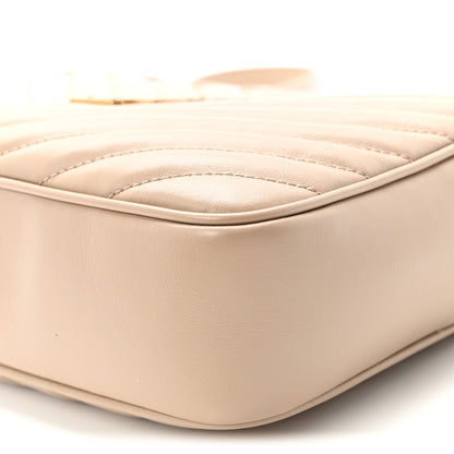 Saint Laurent Calfskin Matelasse Monogram Lou Camera Bag Dark Beige 10 of 10