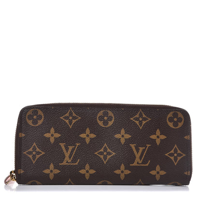 Louis Vuitton Monogram Clemence Wallet Rose Ballerine 1 of 7
