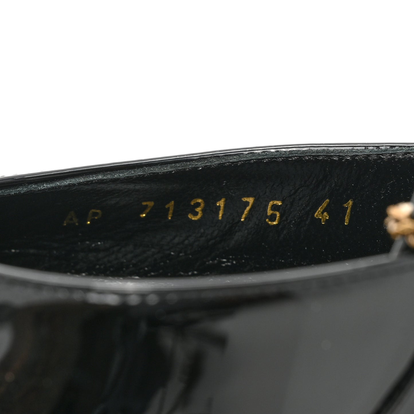 Patent Calfskin Kayla 110 Pumps 41 Black