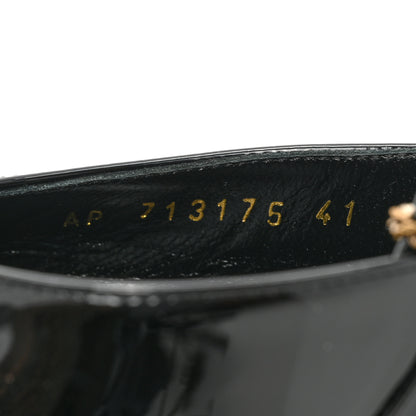 Saint Laurent Patent Calfskin Kayla 110 Pumps 41 Black 8 of 8