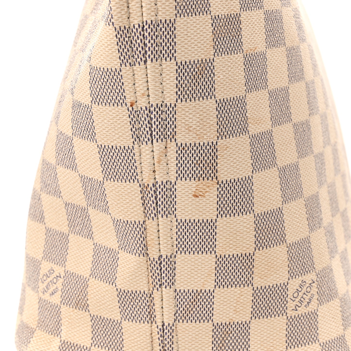 Damier Azur Neo Neverfull MM Rose Ballerine