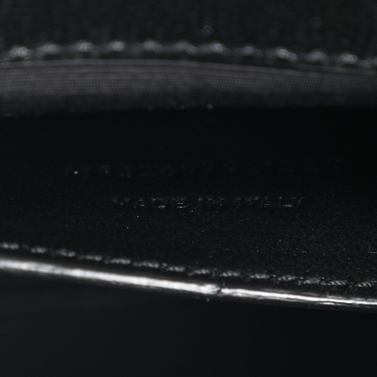 Saint Laurent Grain De Poudre Monogram Cassandre Clutch Black 7 of 11