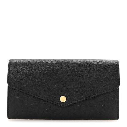 Louis Vuitton Empreinte Sarah Wallet NM Black 1 of 7