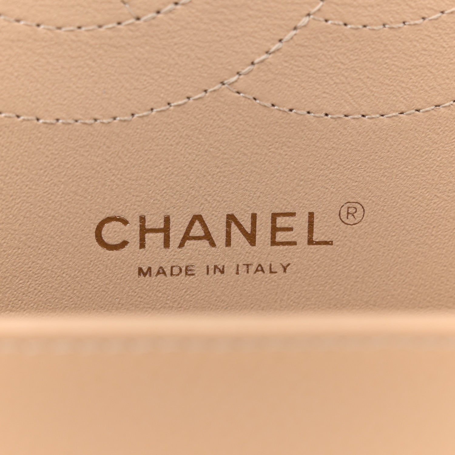 Chanel Caviar Quilted Jumbo Double Flap Beige 6 of 13