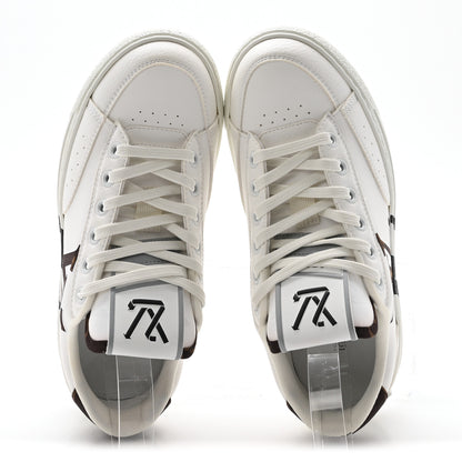 Louis Vuitton Charlie Sneakers 35 White Cacoa Brown 2 of 9