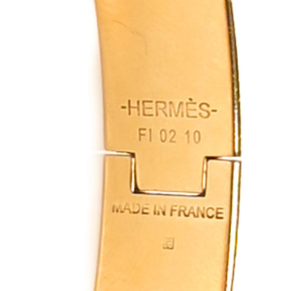 Hermes Enamel Narrow Clic Clac H Bracelet PM White 4 of 4