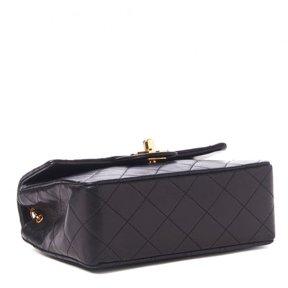 Chanel Lambskin Quilted Mini Square Flap Bag Black 8 of 28