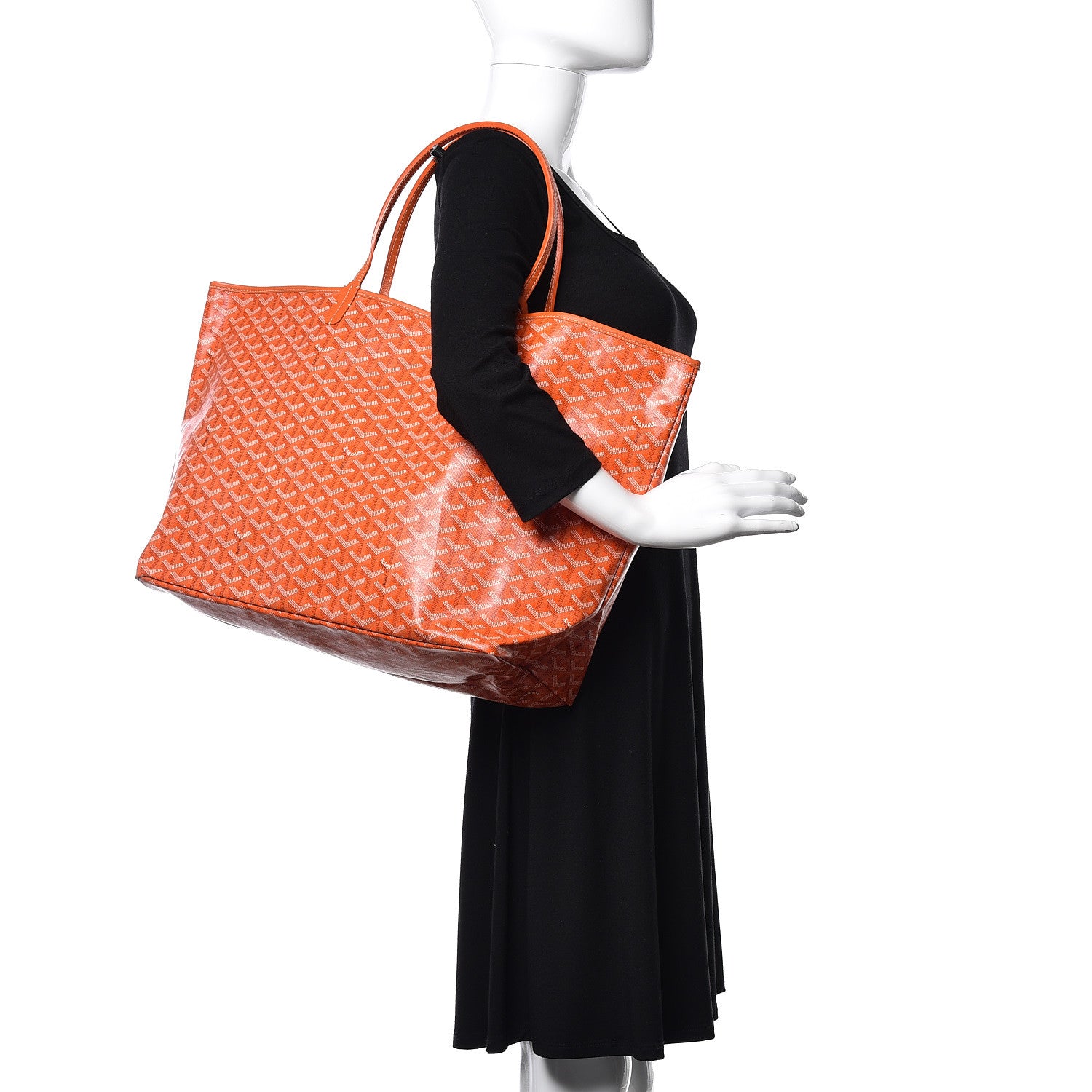 Goyard Goyardine Saint Louis GM Orange 2 of 10
