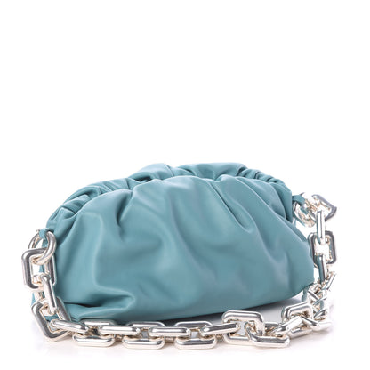Bottega Veneta Calfskin The Pouch Chain Linloleum 2 of 7