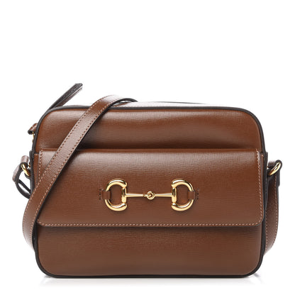 Gucci Azalea Calfskin Small Horsebit 1955 Shoulder Bag Brown Sugar 1 of 10