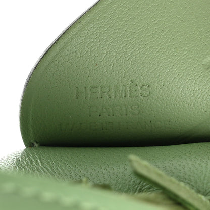 Hermes Milo Lambskin Grigri Rodeo Pegase Horse Bag Charm PM Vert Criquet 3 of 6