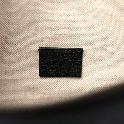 Gucci Grained Calfskin Logo Belt Bag Black 6 of 9
