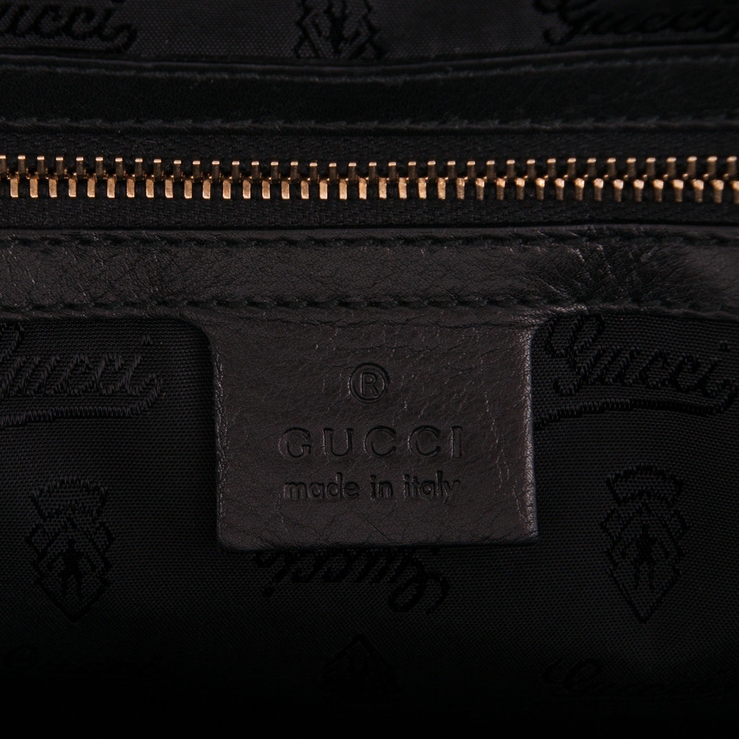 Gucci Calfskin Large Hysteria Tote Black 6 of 7