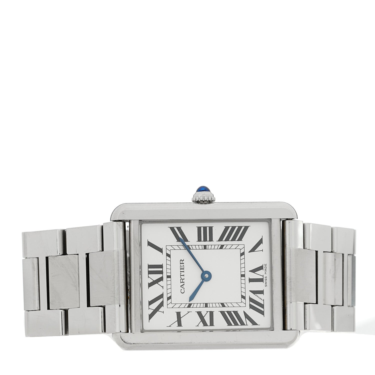 Cartier Stainless Steel 27mm Tank Solo Quartz Watch 2 of 4