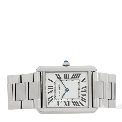 Cartier Stainless Steel 27mm Tank Solo Quartz Watch 2 of 4