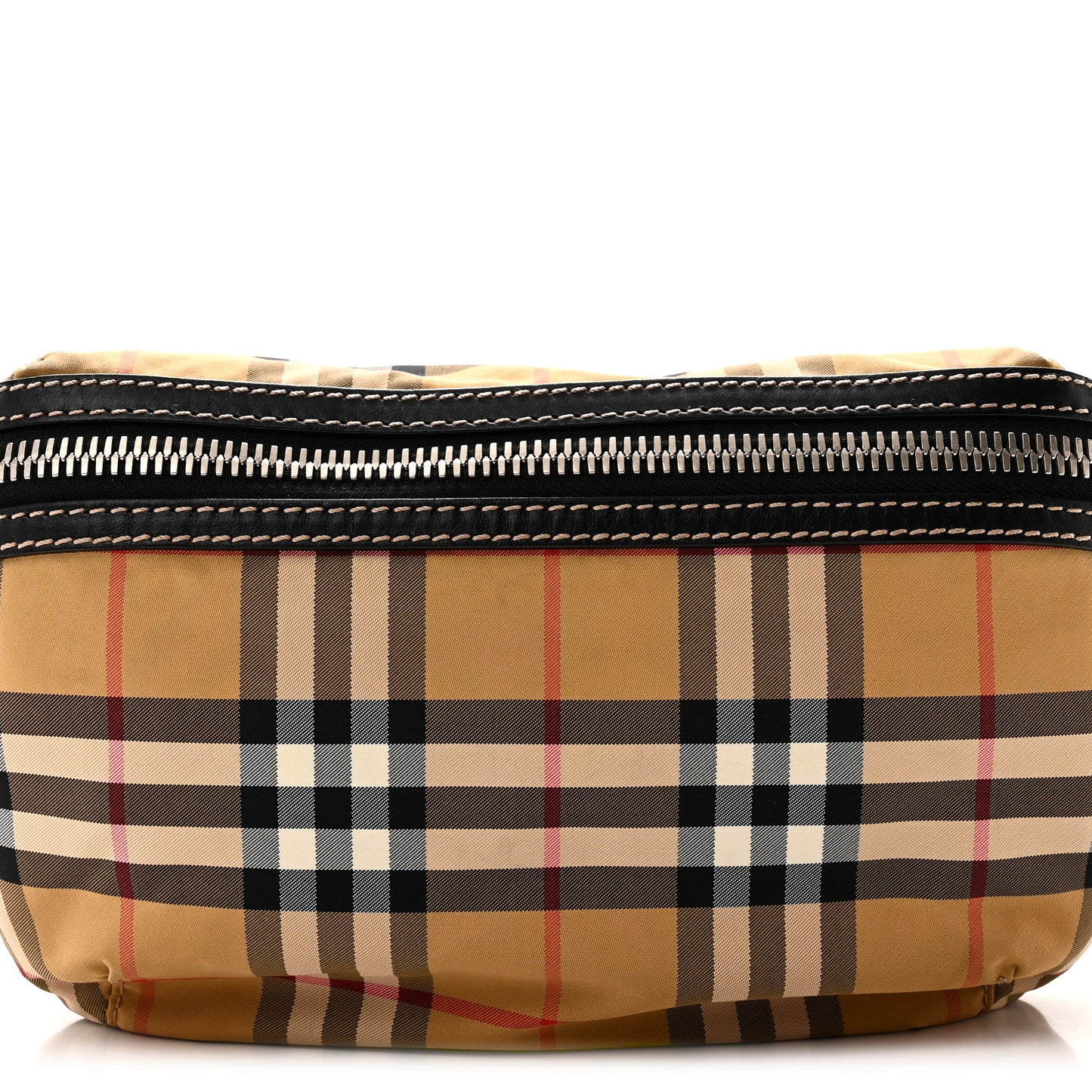 Nylon Vintage Check Medium Sonny Bum Bag Archive Beige Black