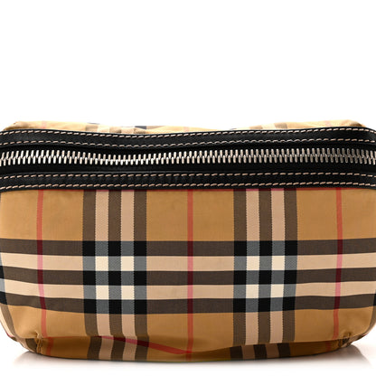Burberry Nylon Vintage Check Medium Sonny Bum Bag Archive Beige Black 8 of 10