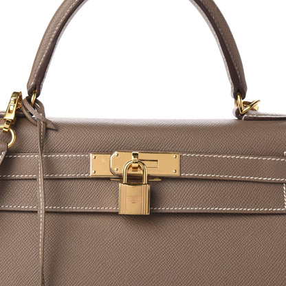Hermes Epsom Kelly Sellier 28 Etoupe 13 of 14