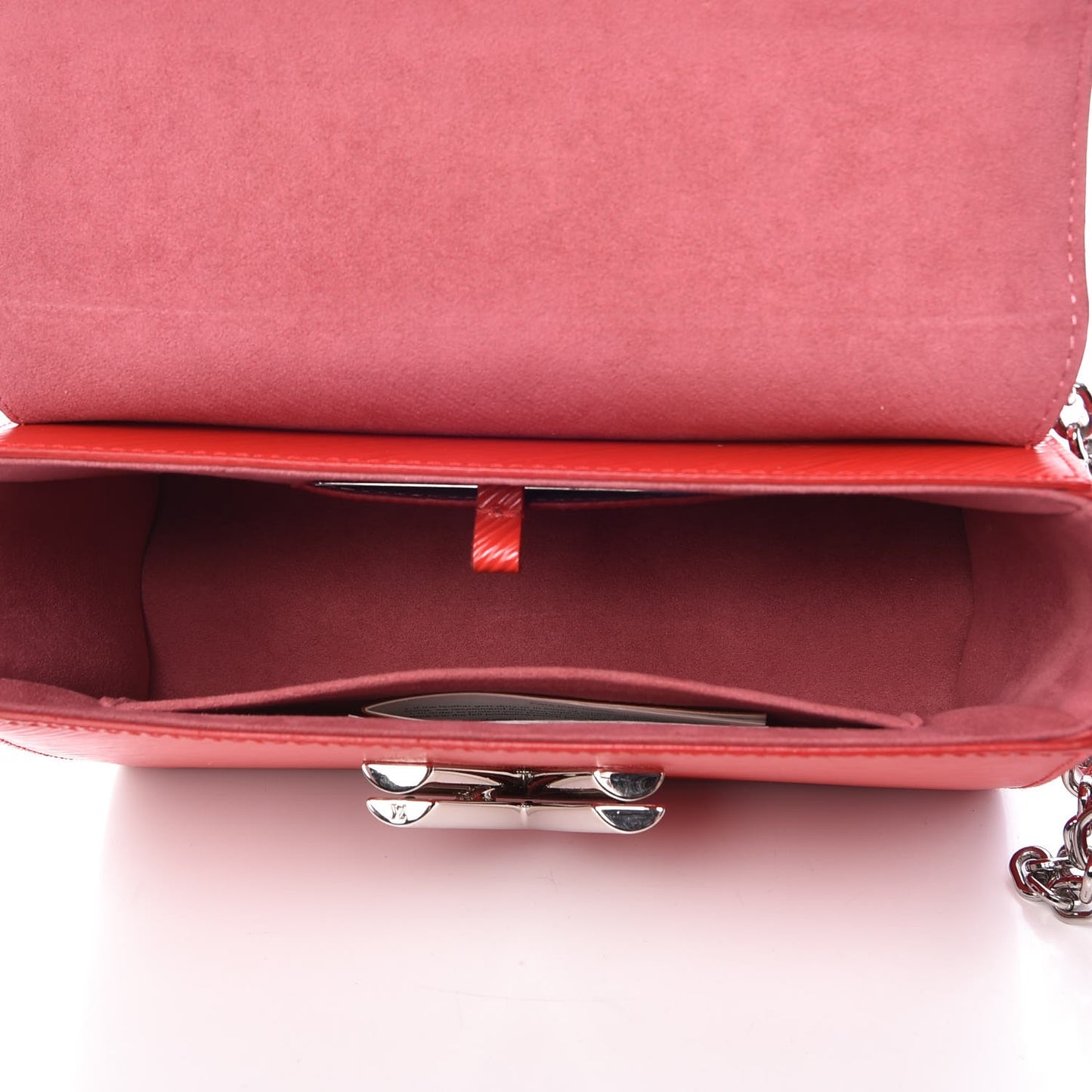 Epi Twist Shoulder Bag MM Coquelicot