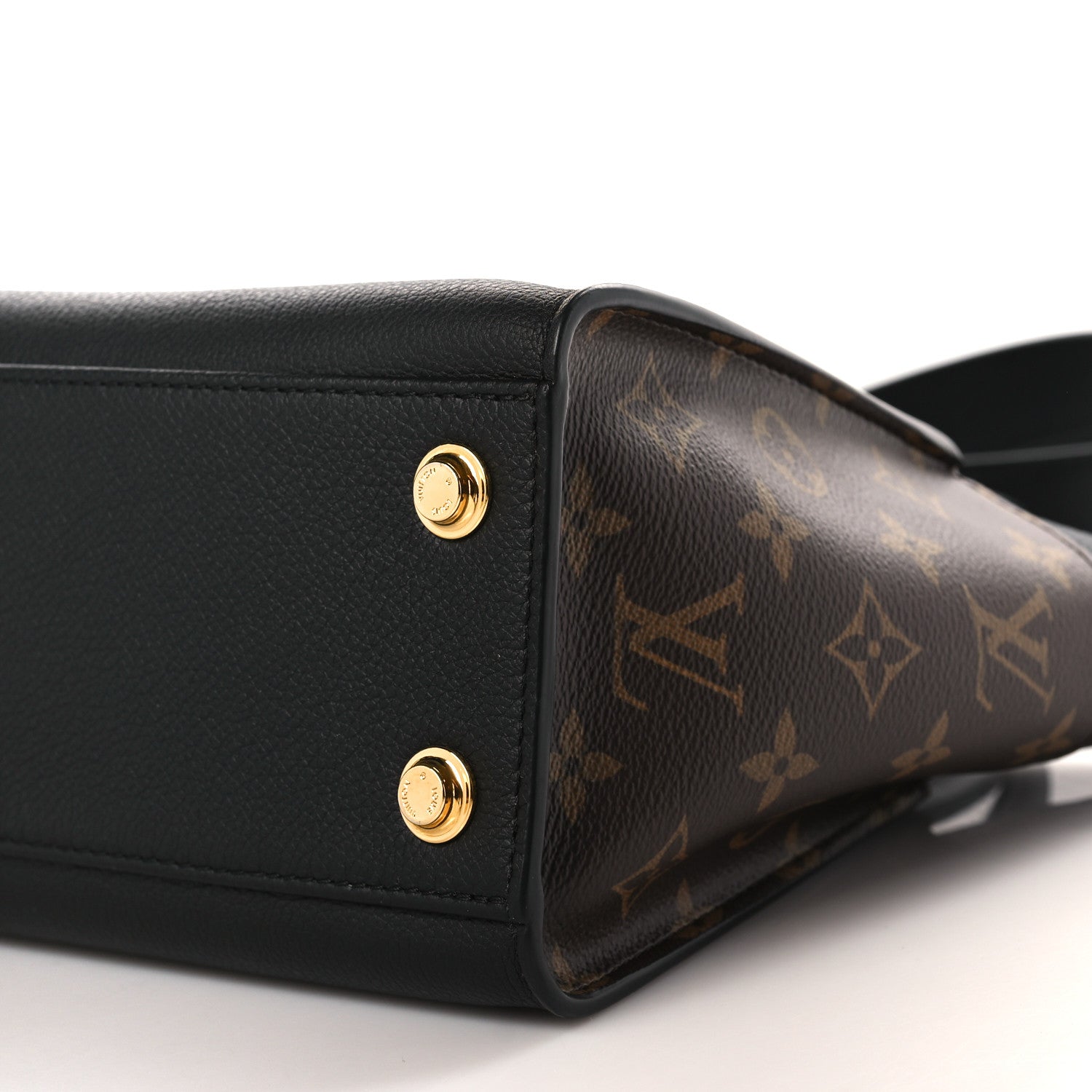 Louis Vuitton Calfskin Monogram On My Side PM Black 8 of 9