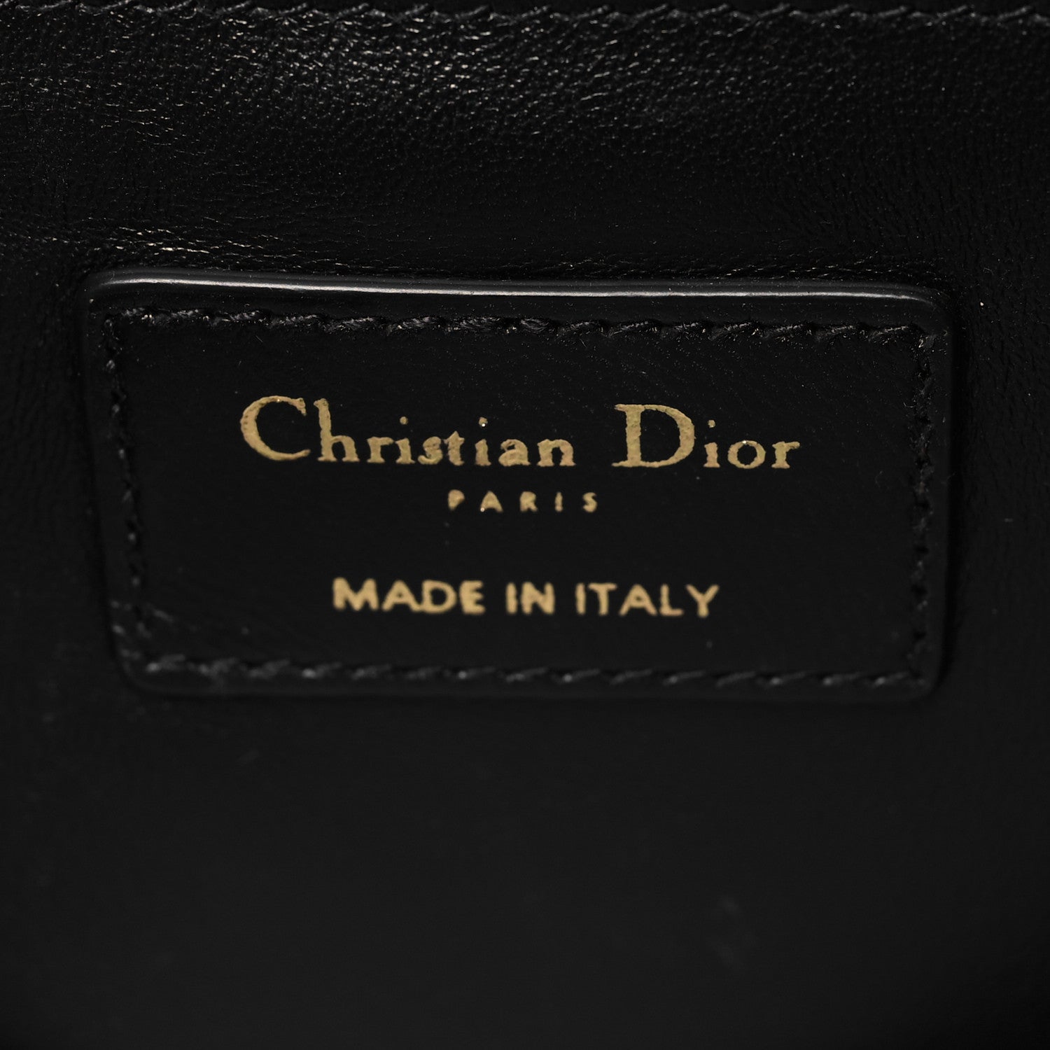 Christian Dior Lambskin Cannage Backpack Black 6 of 9