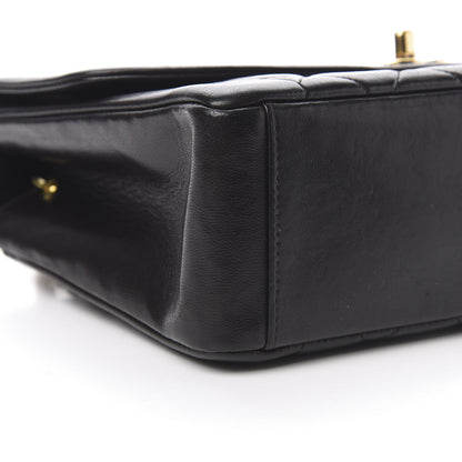Chanel Lambskin Quilted Medium Single Flap Black 10 of 14