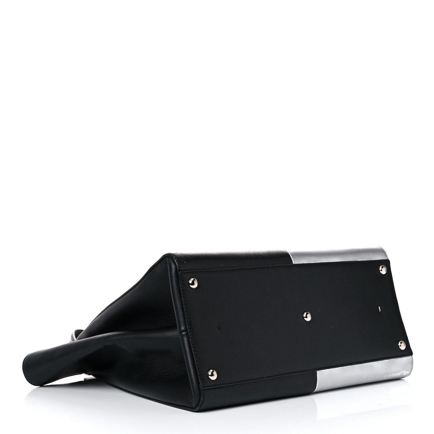 Vitello Elite Bi Color 3Jours Tote Argento Black