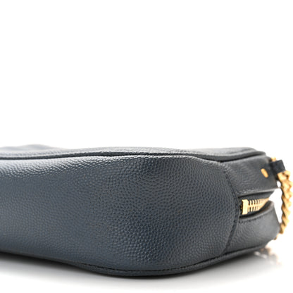 Saint Laurent Grain De Poudre Matelasse Monogram Mini Lou Camera Bag Faggio 10 of 11