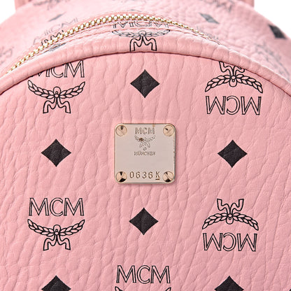 MCM Visetos Small Side Stud Stark Backpack Soft Pink 11 of 11