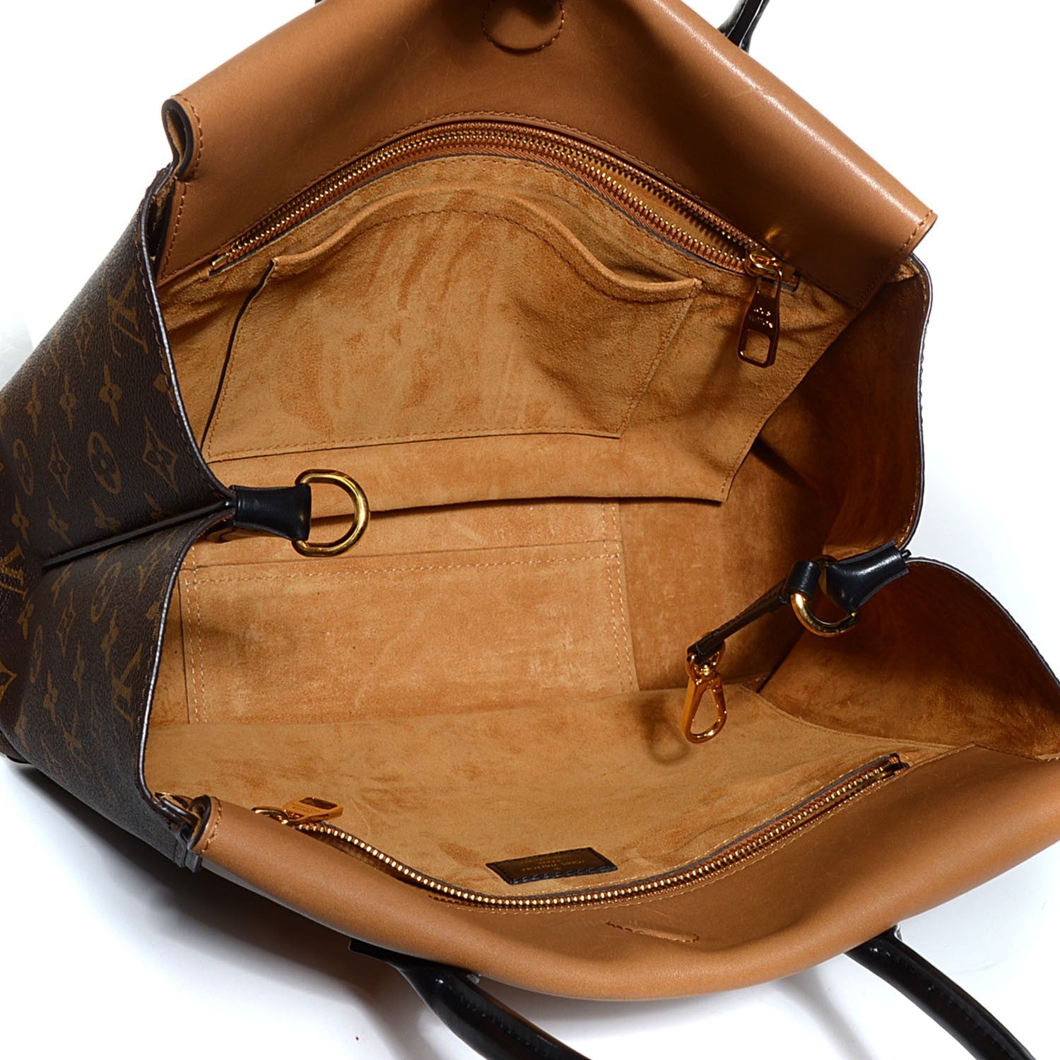 Louis Vuitton Monogram Cuir Orfevre Tote W PM Noisette 5 of 7