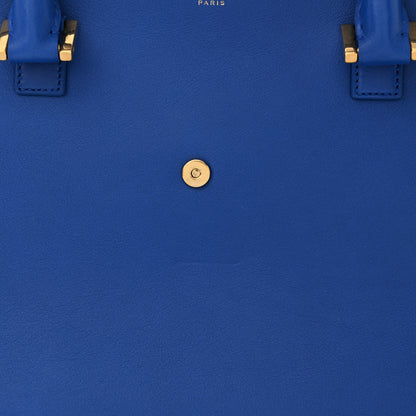 Saint Laurent Calfskin Small Monogram Cabas Blue Majorelle 12 of 12