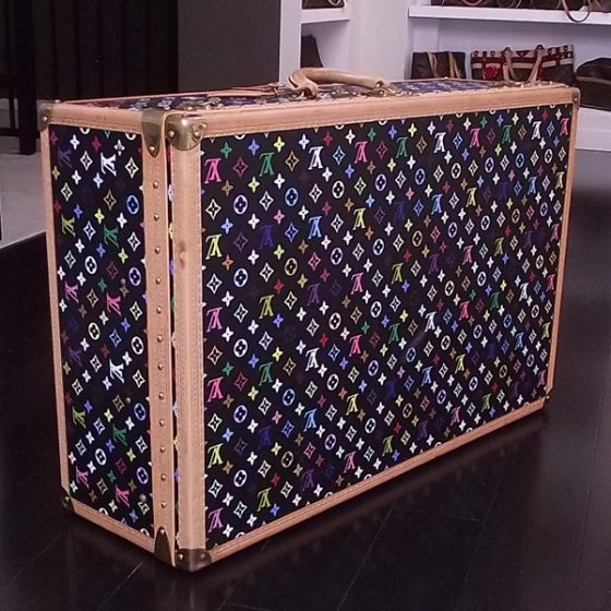 Louis Vuitton Monogram Multicolor Monogram Alzer 80 Black 2 of 12