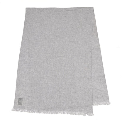Hermes Cashmere Stole Scarf Gris Flanelle 2 of 5