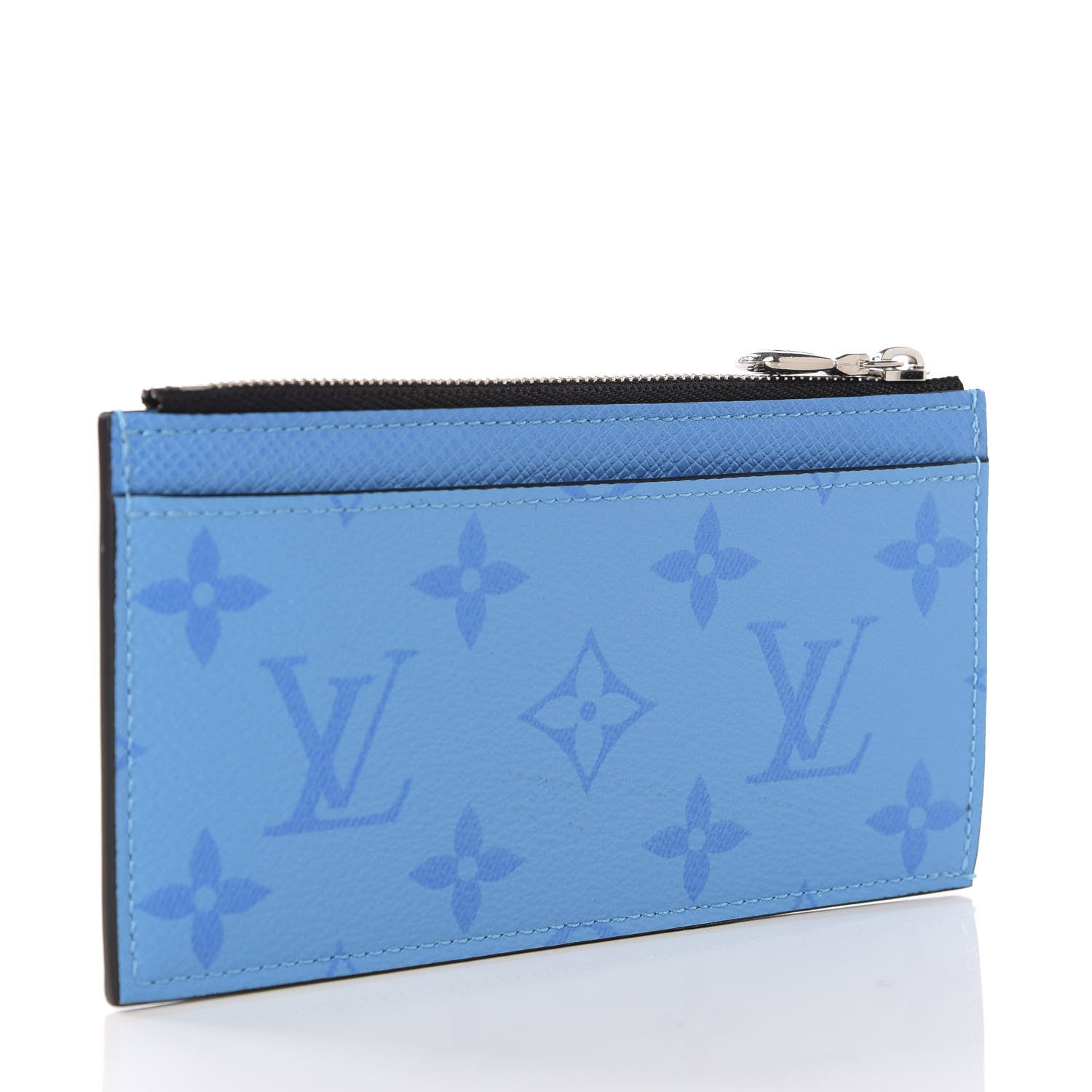 Louis Vuitton Taigarama Coin Card Holder Blue Lagoon 2 of 7
