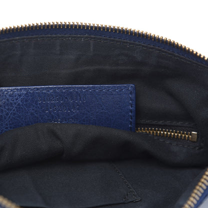 Balenciaga Agneau Classic Hardware Flat Crossbody Bleu Mineral 11 of 16